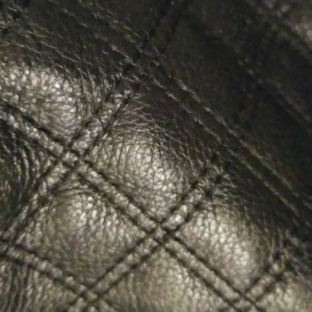 The Sak Vintage Black Quilted Leather Shoulder Bag with Color Buckle Hobo style - Picture 3 of 11